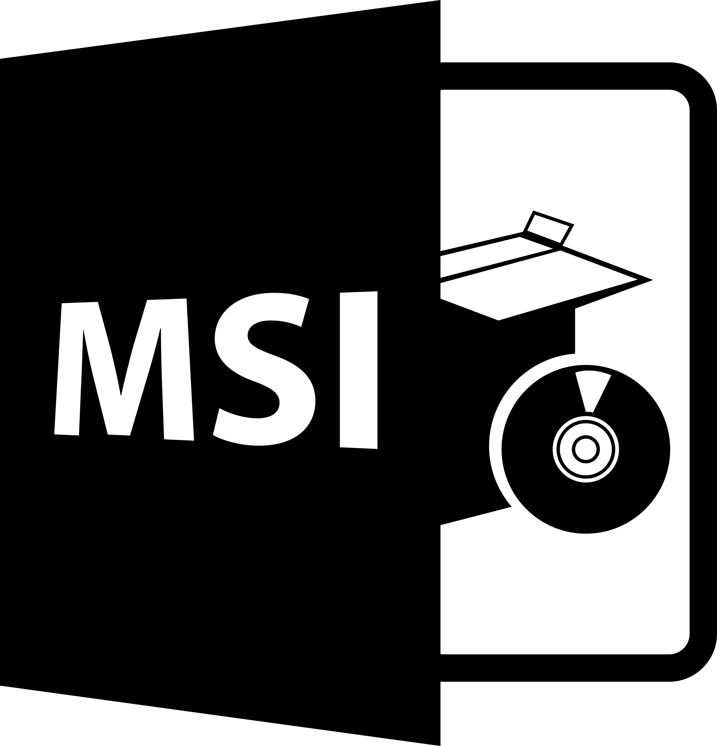 Msi File Format Symbol Vinyl Svg File Free Vectors